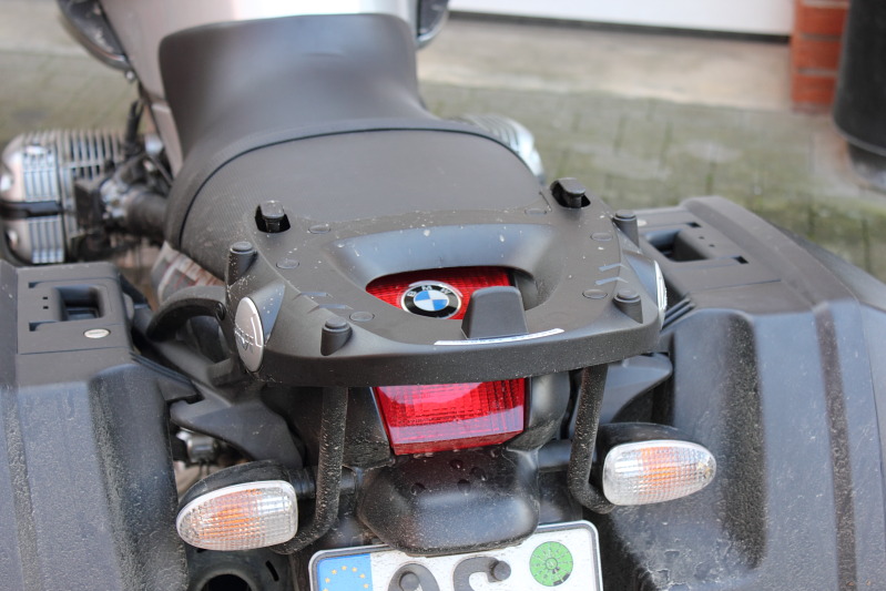 Topcasehalter von Hinten