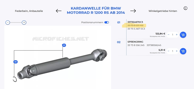 Gelenkwelle LC Boxer